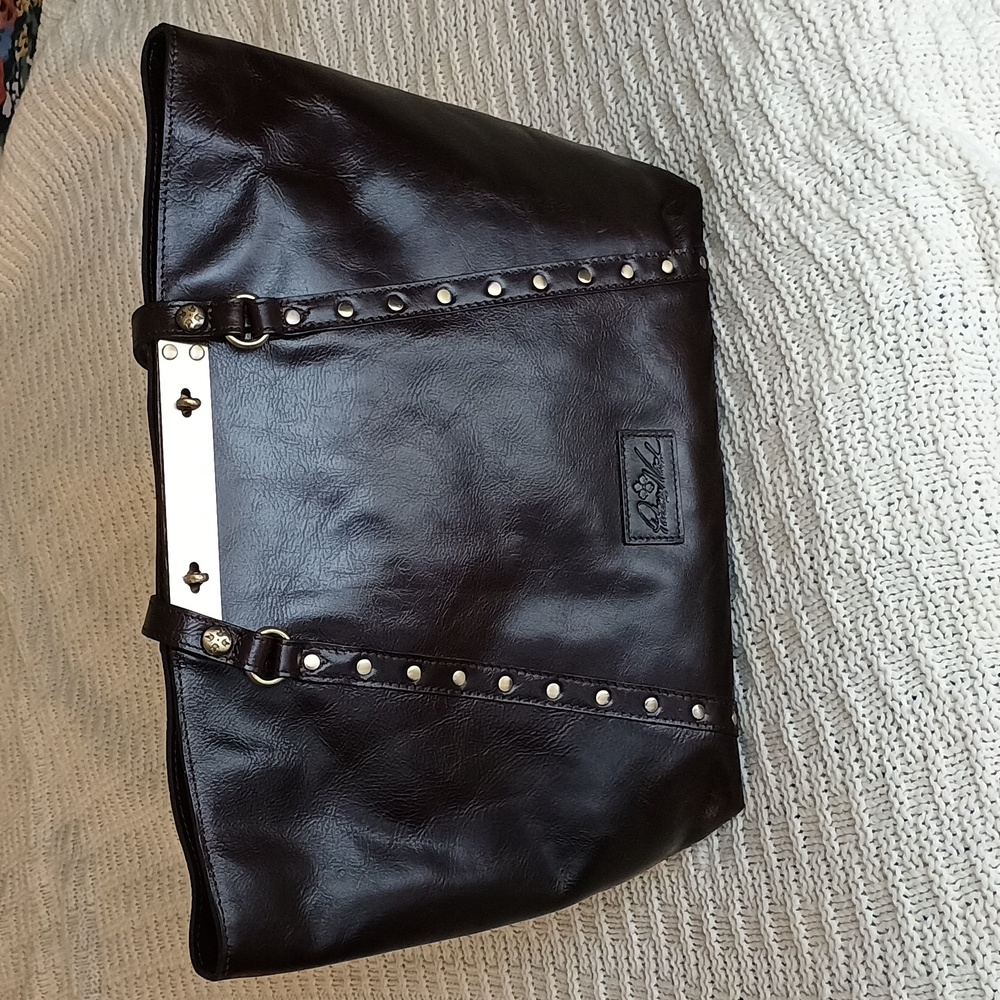 🆕 Patricia Nash Genuine Leather Benvenuto Tote - Picture 3 of 16